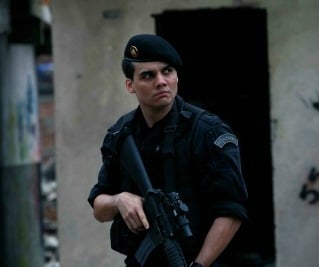 Wagner Moura como o capitão Nascimento, de Tropa de Elite