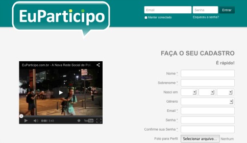 Capa do Eu Participo