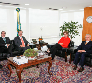 Eduardo Cunha, Renan Calheiros e Michel Temer