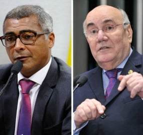 Romário e Flexa Ribeiro foram os campeões em presença no Senado em 2015