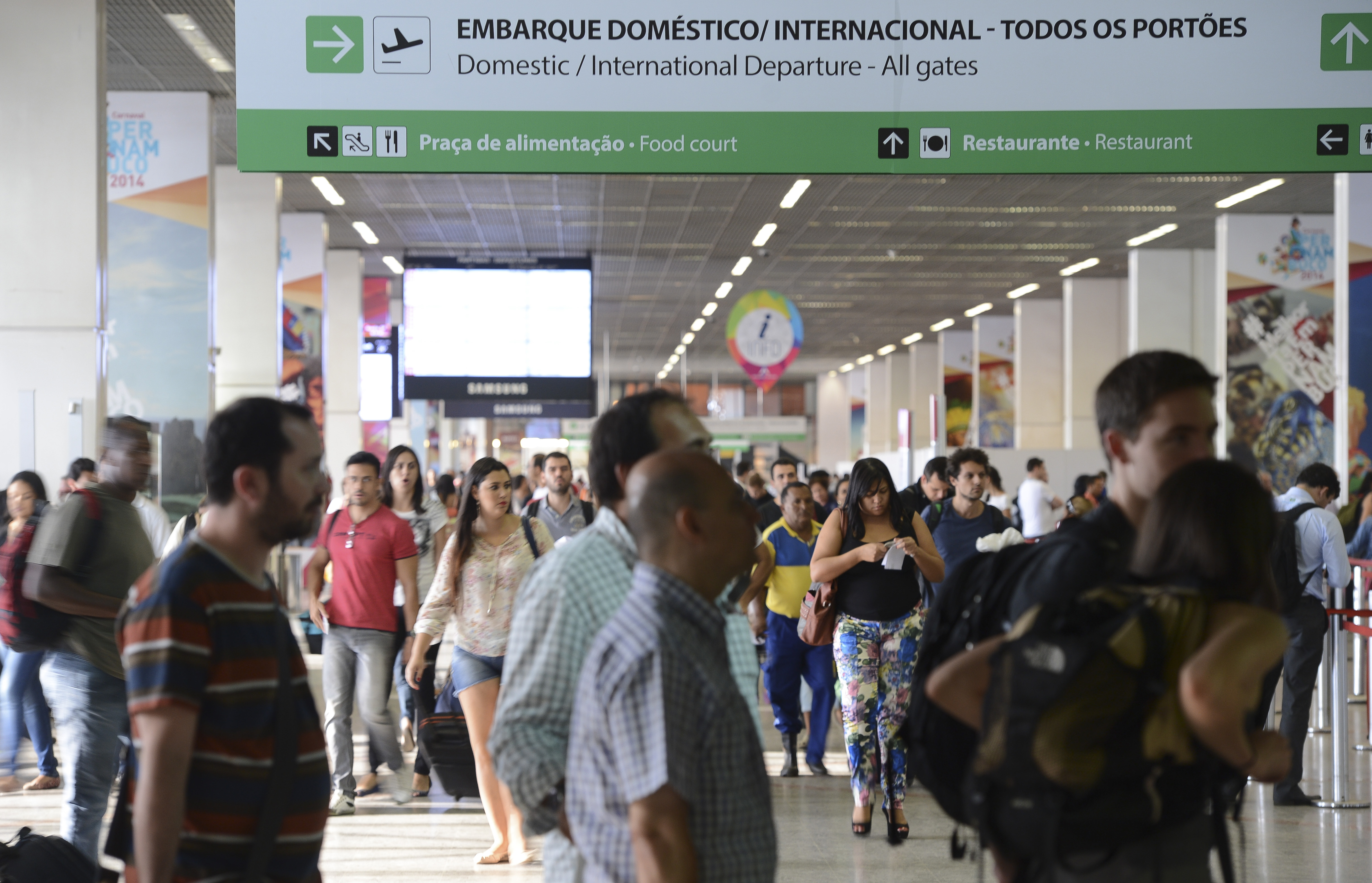 Cerca de 54 mil pessoas passam pelo Aeroporto de Brasília diariamente