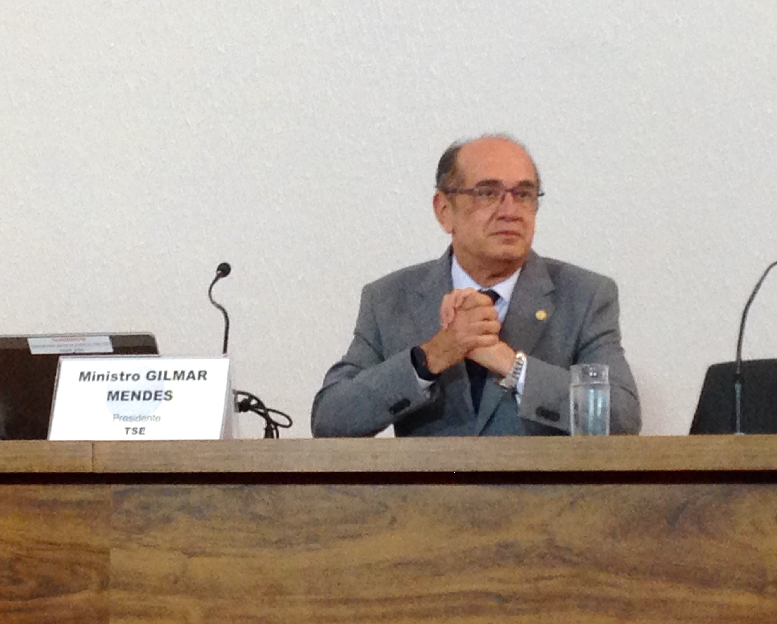 Para Gilmar Mendes, é inevitável a judicialização das eleições