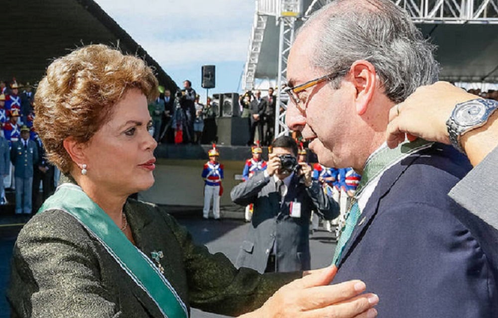 Cunha e Dilma viraram inimigos durante a passagem pela presidência e dele pelo comando da Câmara[fotografo]Roberto Stuckert[/fotografo]