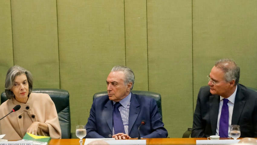 Cármen, Temer, Renan e a crise entre os Poderes: pose para foto