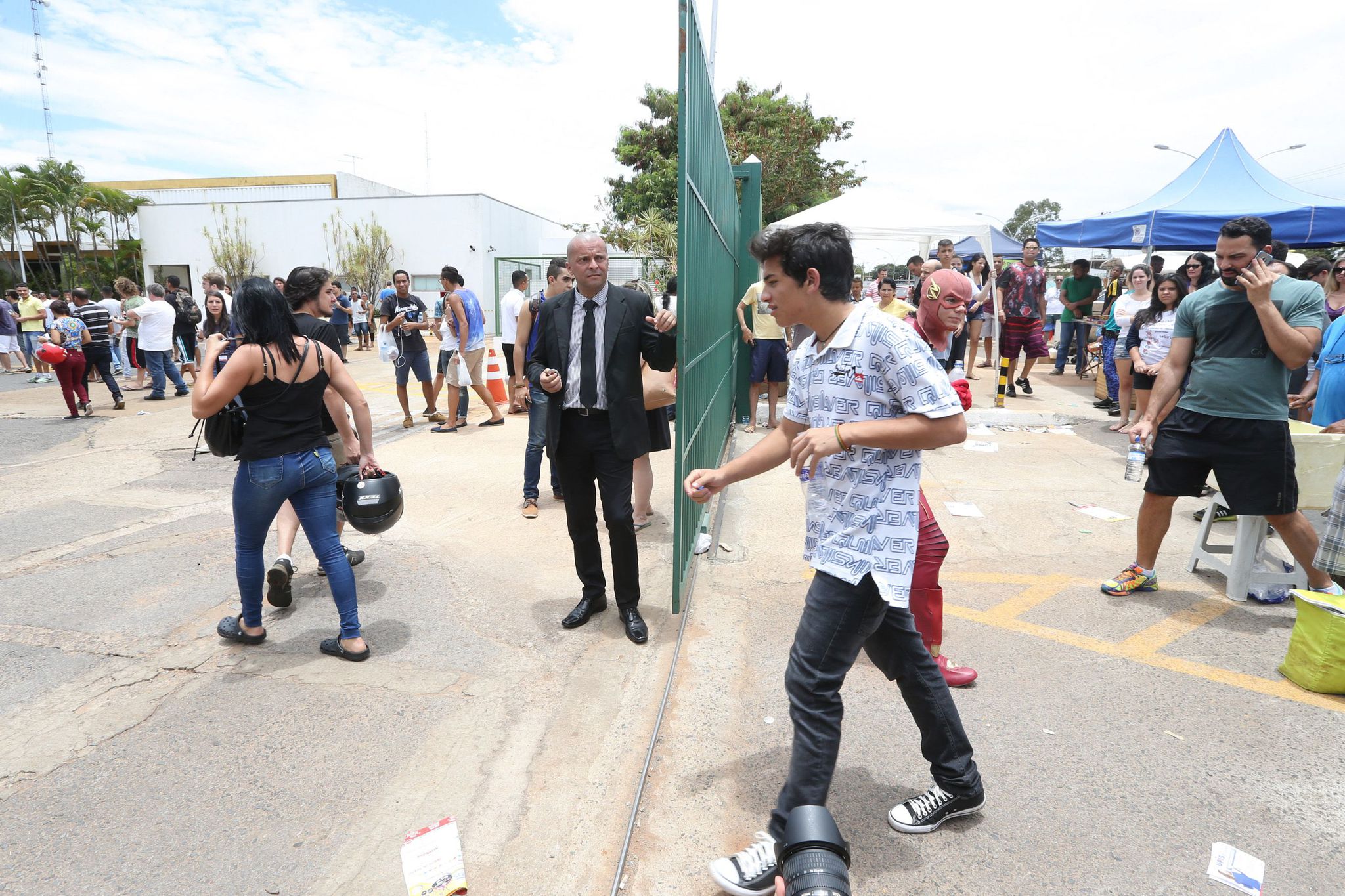 Participantes entra no Enem