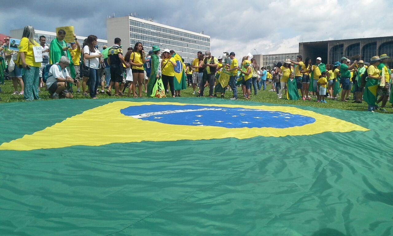 Manifestação em Brasília, 4 de dezembro