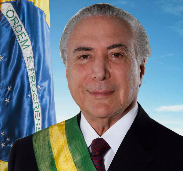 Foto oficial de Temer será pendurada em galeria de presidentes da República 