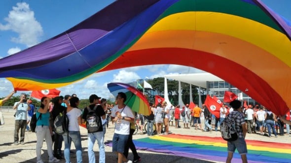 Passeata LGBT em frente ao STF [fotografo] EBC [/fotografo]