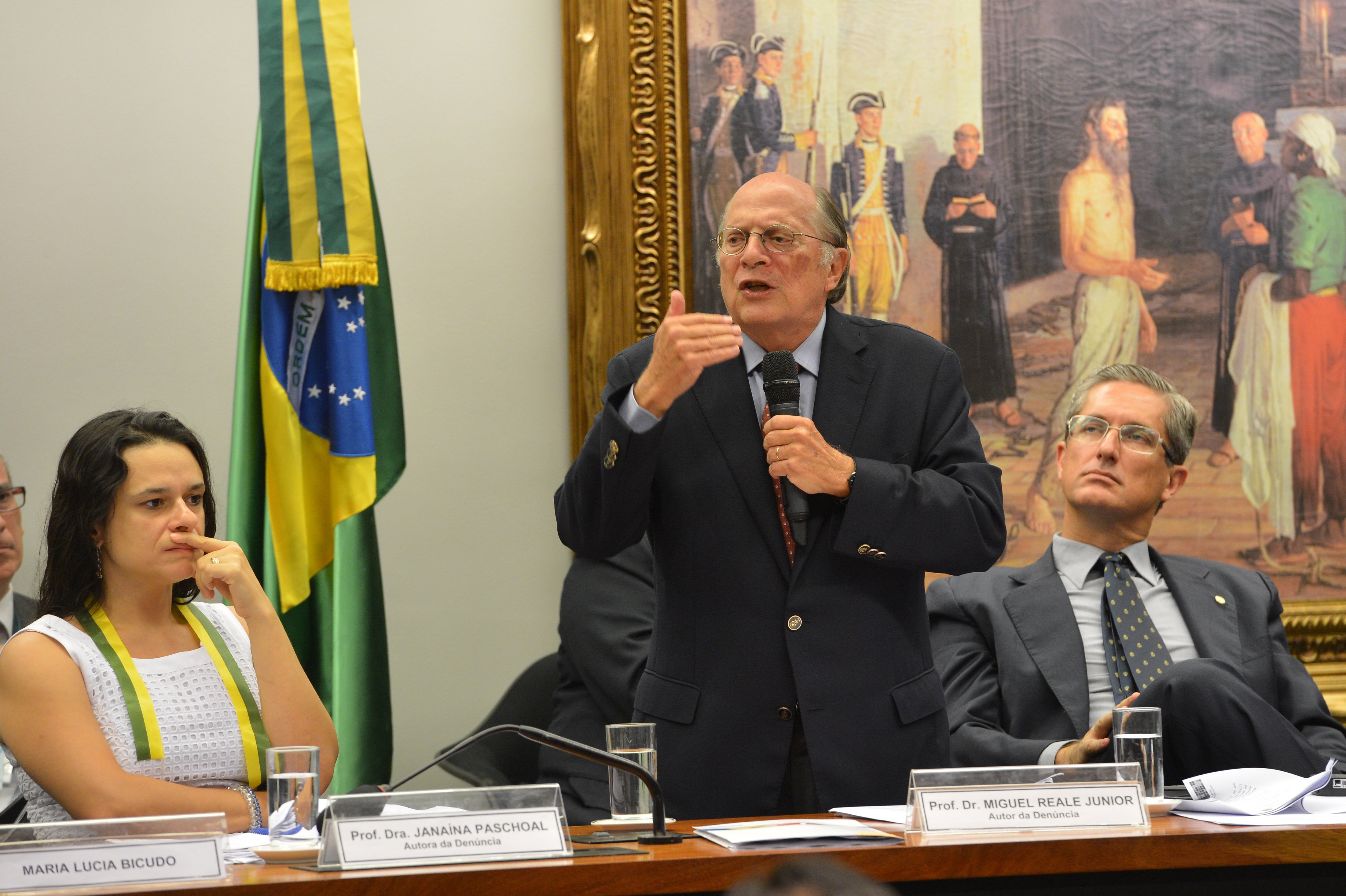 Miguel Reale Júnior, autor do pedido de impeachment de Dilma. [fotografo] Agência Câmara [/fotografo]