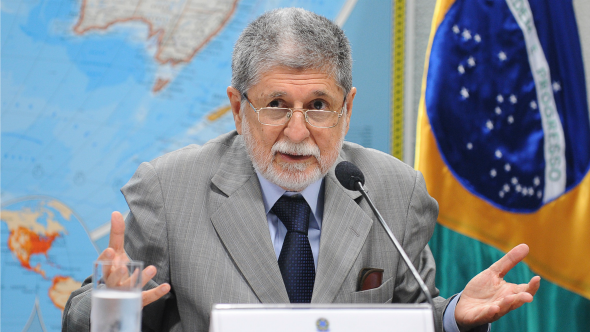 O ex-ministro das Relações Exteriores Celso Amorim é o principal conselheiro de Lula nas questões internacionais. Foto: EBC