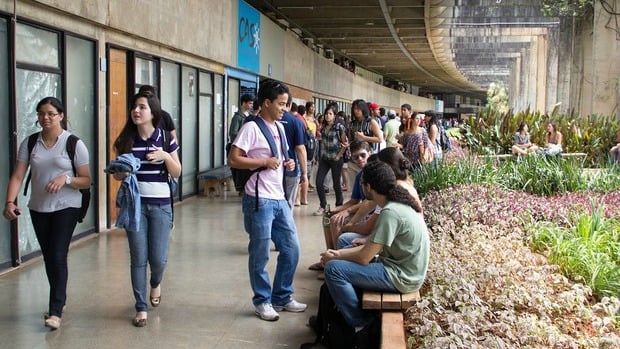 Estudantes da UnB, em Brasília [fotografo] Divulgação/UnB[/fotografo]