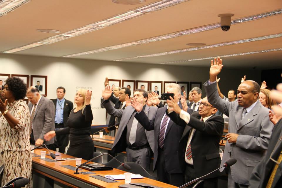 Bancada evangélica realiza culto na Câmara dos Deputados  [fotografo]Bancada Evangélica[/fotografo]