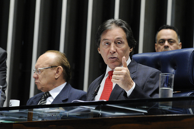 Eunício Oliveira, presidente do Senado, disse que 