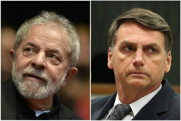 Quando são levados em conta os votos totais, Lula segue na frente com 49%. Bolsonaro, 45%. Brancos e nulos, 4%. Os indecisos, 1%. Foto: Reprodução