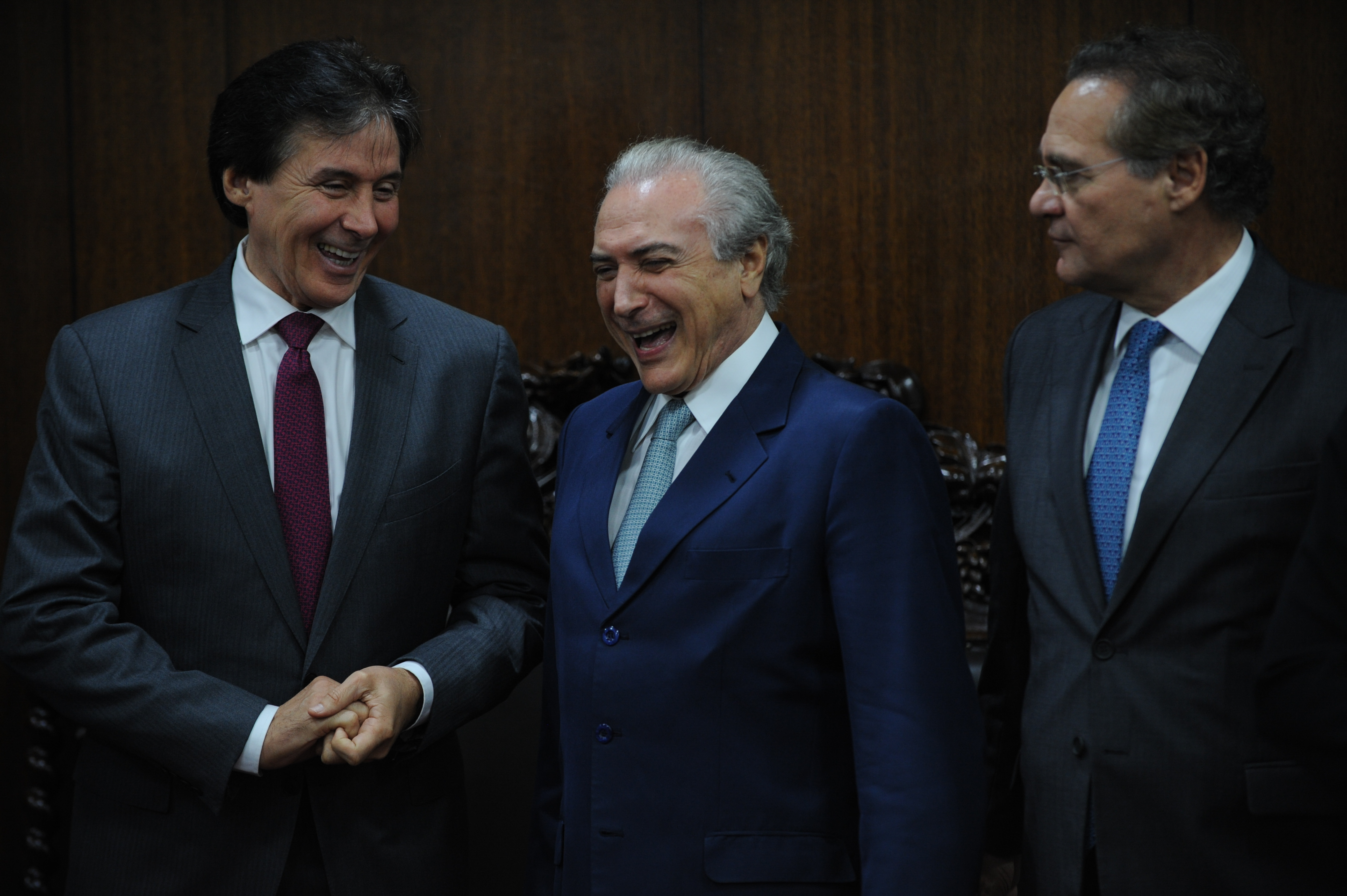 Temer, Eunício e Renan