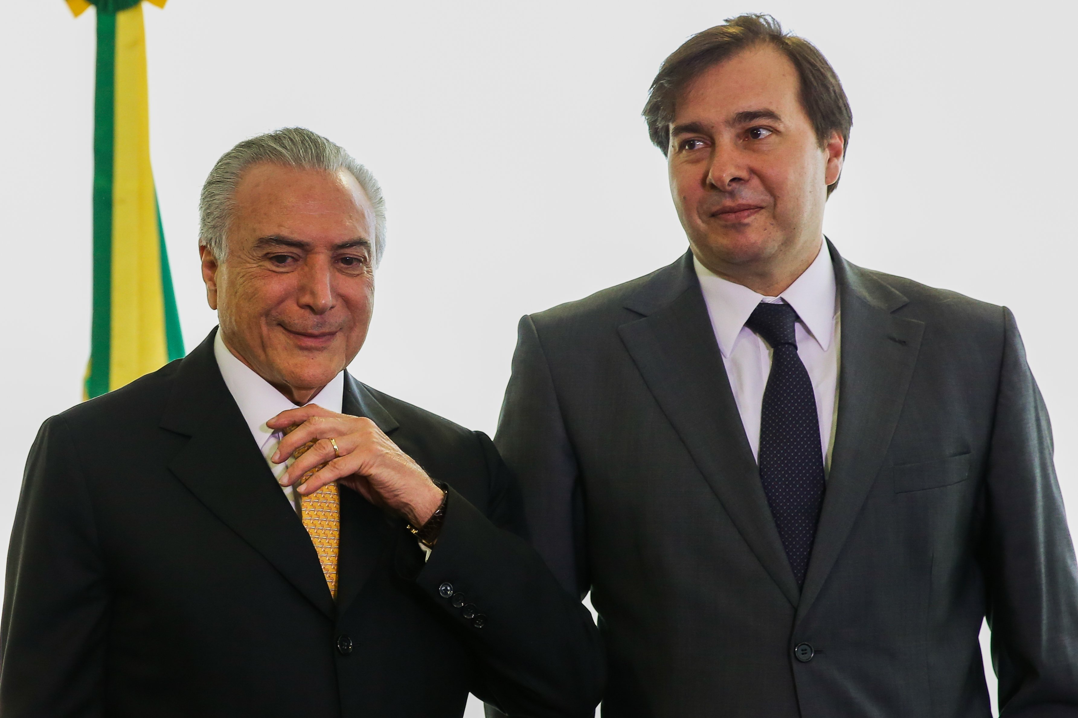 Temer participa da 26ª Cúpula Ibero-Americana. Maia assume a presidência pela primeira vez desde abril, quando passou a viajar quando Temer saía do país[fotografo]Marcelo Camargo / Agência Brasil[/fotografo]