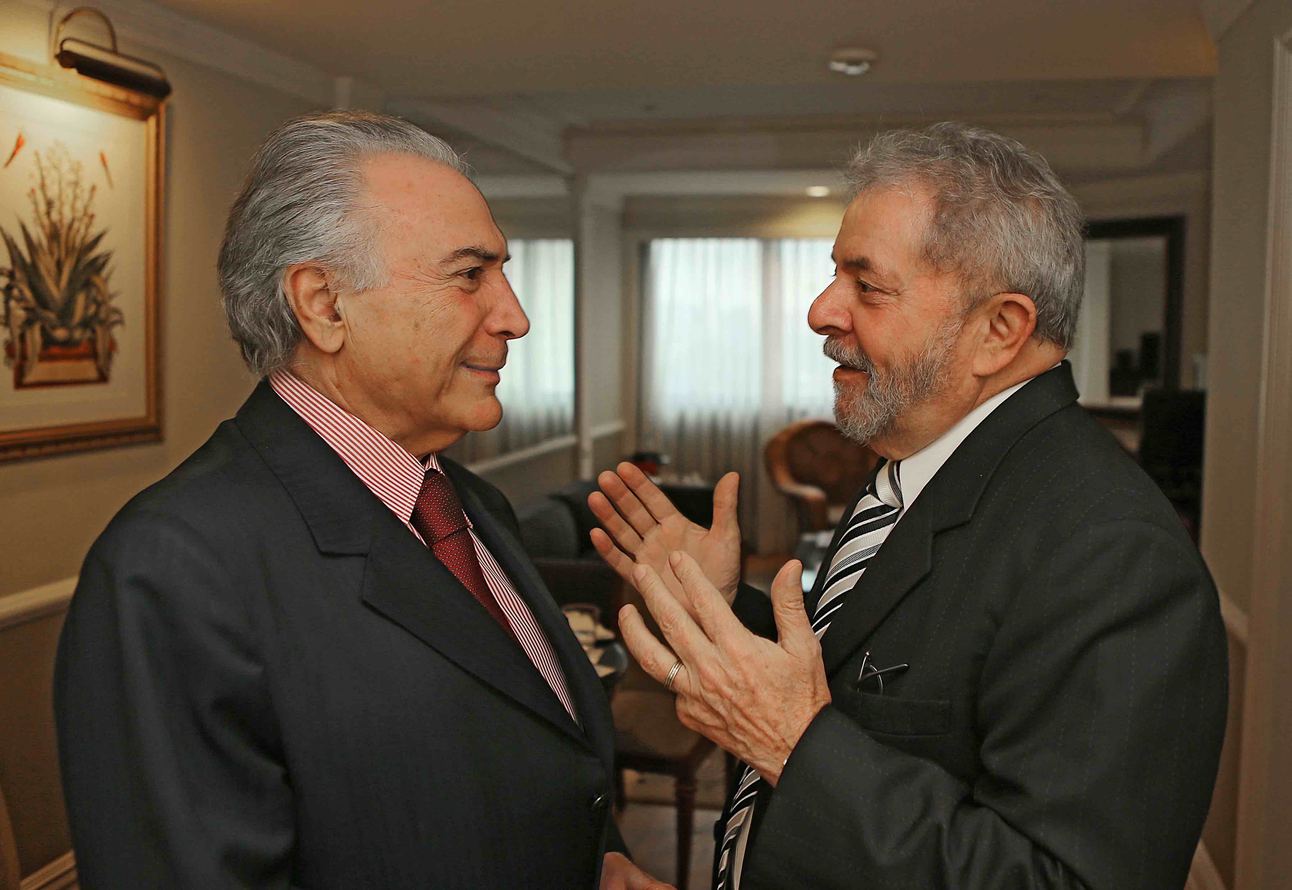 Lula e o então vice-presidente Michel Temer
[fotografo] Ricardo Stuckert / Instituto Lula [/fotografo]