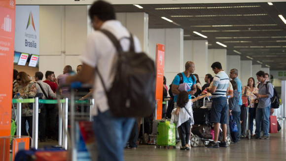 Movimentação em aeroportos [fotografo] Agência Brasil [/fotografo]