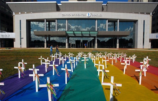 Brasil é o país com mais mortes violentas de LGBTIs+. Foto: Reprodução