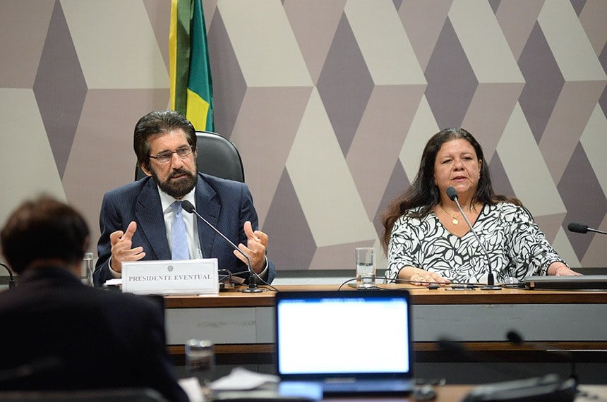 Senador Valdir Raupp (MDB-RO) e deputada Laura Carneiro (DEM-RJ) foram eleitos presidente e relatora da MP