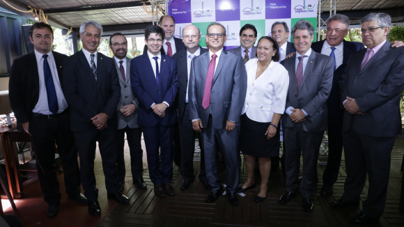 Parlamentares que prestigiaram o almoço de lançamento do prêmio 2018