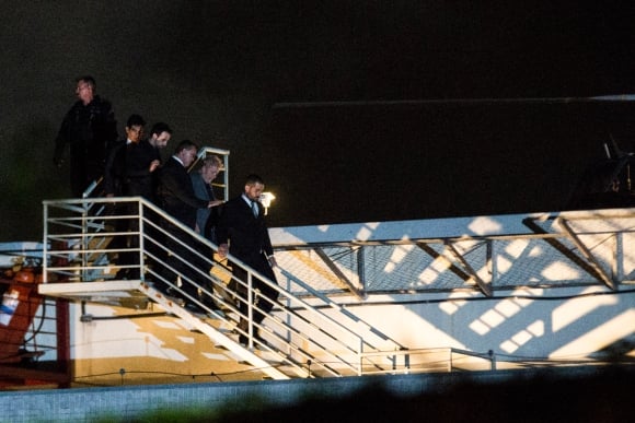 Momento do desembarque em Curitiba, em 7 de abril de 2018, do ex-presidente para o início do cumprimento de sua pena[fotografo]Marcello Casal Jr./ABr[/fotografo]