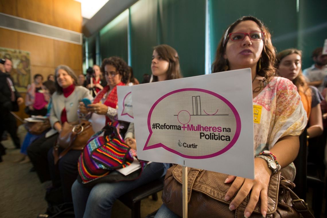 O sentimento latente é que a mulher está inserida no contexto partidário apenas por uma obrigação legal. Foto: Marcelo Camargo/Agência Brasil