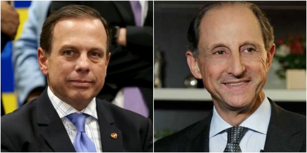 Isolamento social alimenta rivalidade entre Doria e Skaf