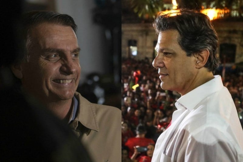 Derrotado em número de votos, Fernando Haddad (PT) venceu em 2810 municípios e o presidente eleito Jair Bolsonaro (PSL) venceu em 2760[fotografo]Reprodução[/fotografo]