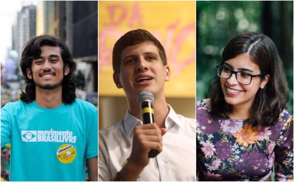 Kim Kataguiri (DEM-SP), João Campos (PSB-PE) e Tabata Amaral (PDT-SP) são os deputados eleitos mais jovens entre os ligados a movimentos independentes de renovação. Com 22, 23 e 24 anos, respectivamente, os três exercerão mandato eletivo pela primeira vez