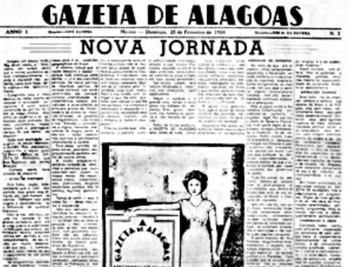 Primeira capa do jornal, de 1934[fotografo]Reprodução[/fotografo]