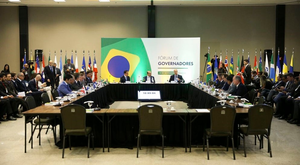 A revisão do chamado pacto federativo é o principal objetivo do encontro dos governadores eleitos e reeleitos.