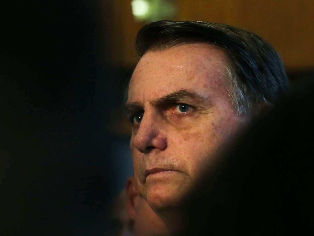 Presidente eleito, Jair Bolsonaro durante visita ao Comando da Aeronáutica, em Brasília[fotografo]José Cruz / Agência Brasil[/fotografo]