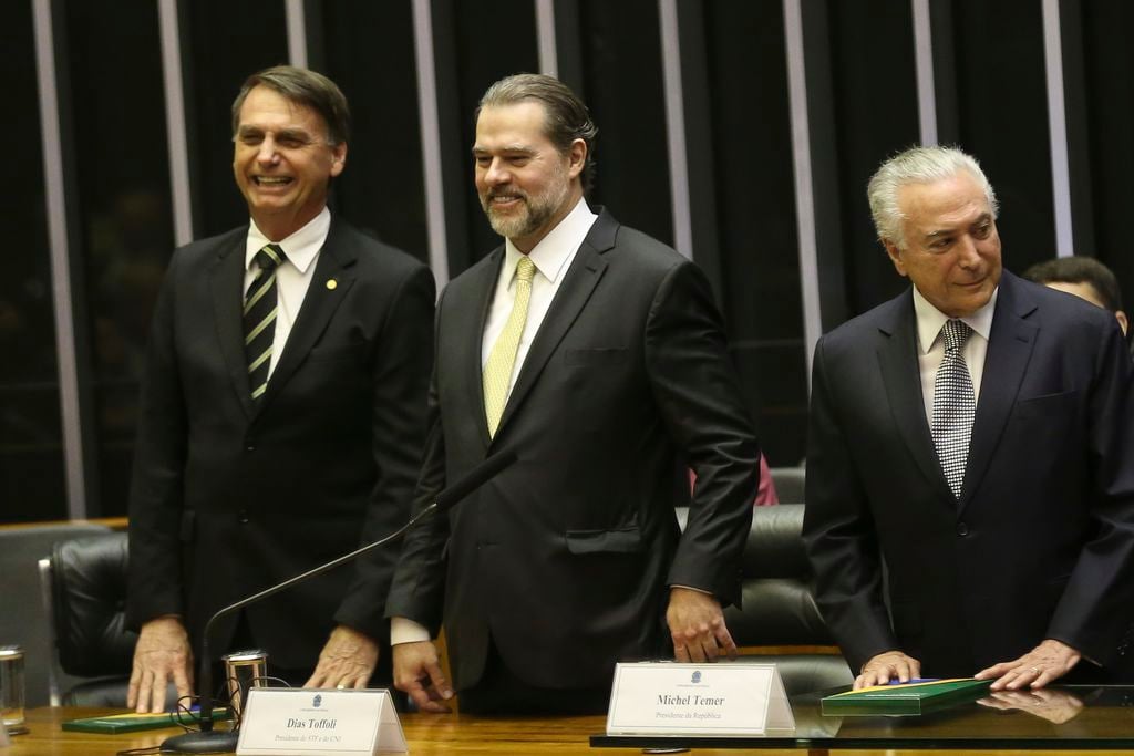 Bolsonaro diz que vetaria reajuste negociado por Toffoli e Temer caso tivesse hoje a caneta na mão. Foto: José Cruz/ABr