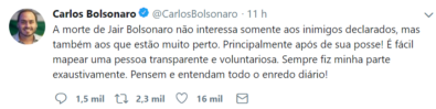 carlos bolsonaro morte