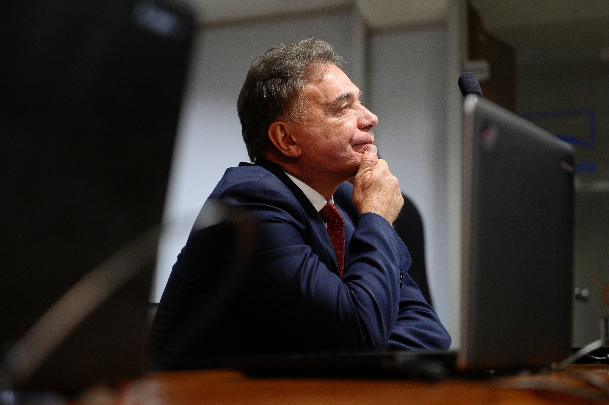 O senador negocia com ao menos seis partidos a criação de um bloco parlamentar. [fotografo] Edilson Rodrigues/Agência Senado [/fotografo]