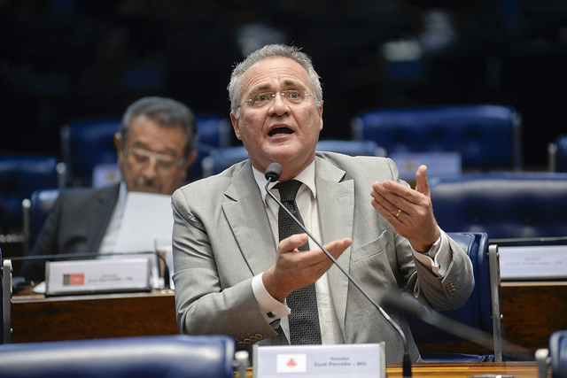 Calheiros já presidiu o Senado por três mandatos: de 2005 a 2007 e depois de 2013 a 2017. [fotografo] Jefferson Rudy/Agência Senado [/fotografo]