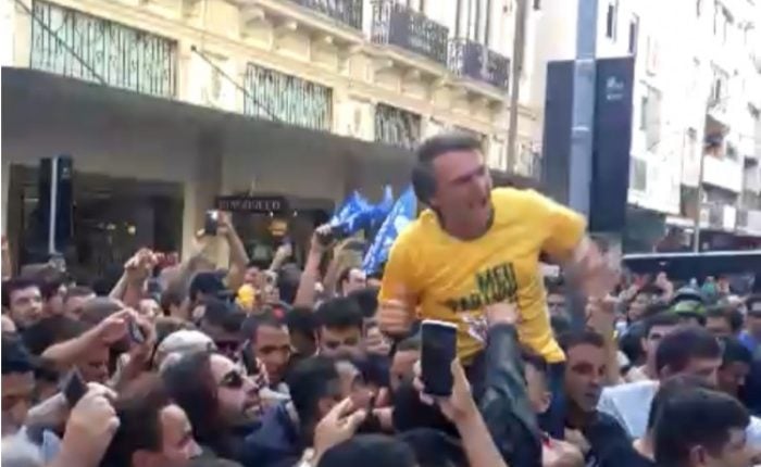 Bolsonaro levou a facada no dia 6 de setembro de 2018, em Juiz de Fora (MG)