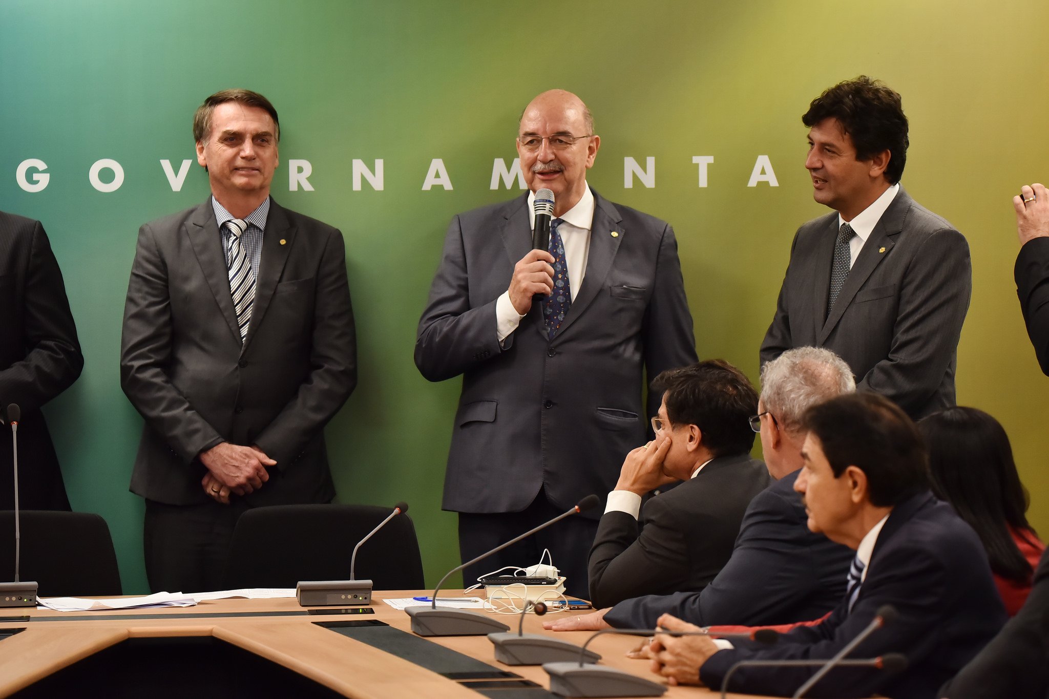  Osmar Terra e Jair Bolsonaro, pouco antes da posse. [fotografo]Governo de Transição[/fotografo]