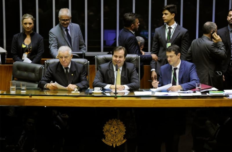 Rodrigo Maia quer dar início à votação da reforma nesta terça (9) [fotografo]Agência Câmara[/fotografo]