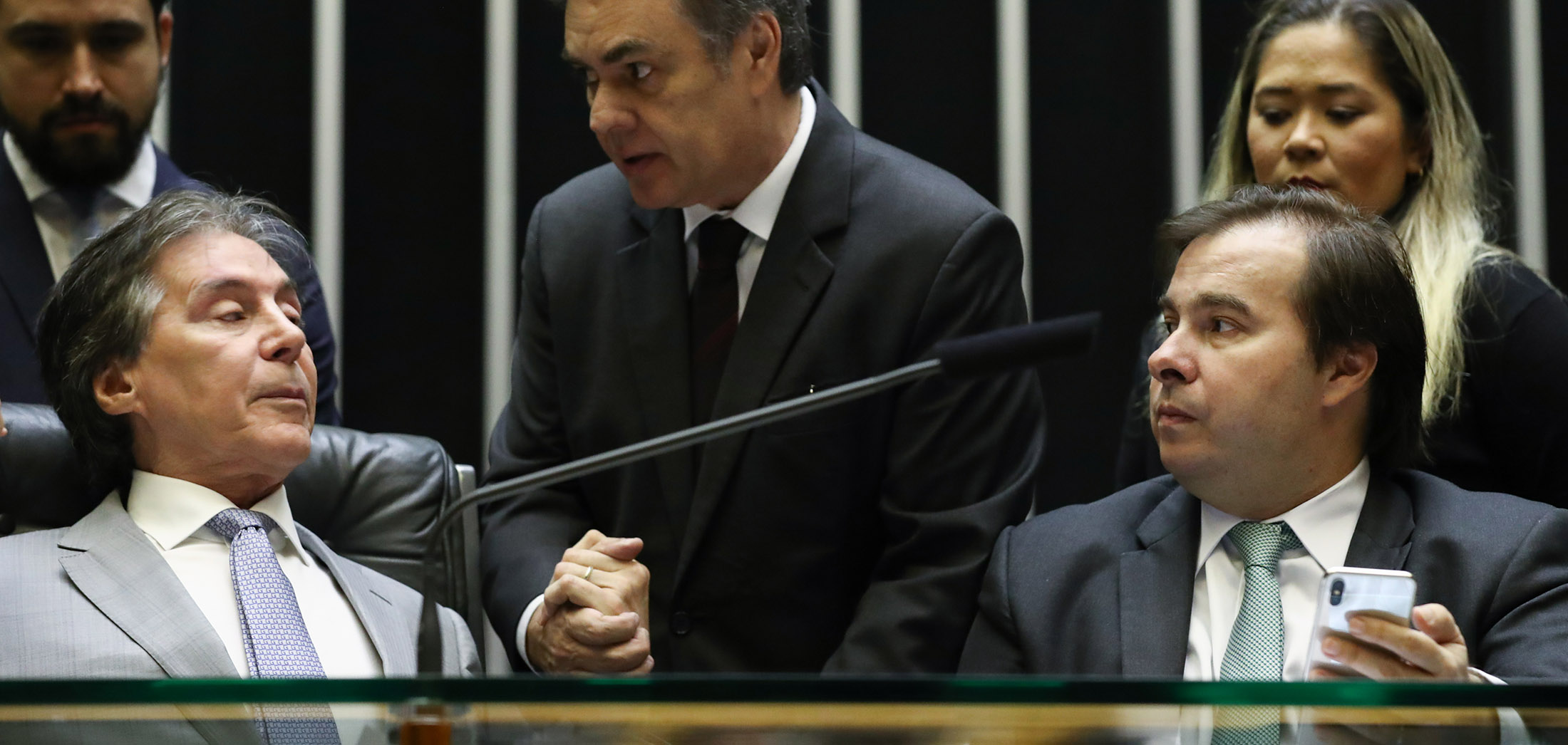 Brasília- DF. 29-05-2018- Presidentes Eunício oliveira e Rodrigo Maia durante reunião da Comissão Geral
Discutir sobre o preço dos combustíveis no Brasil.  Foto Lula Marques/Liderança do PT na Câmara.