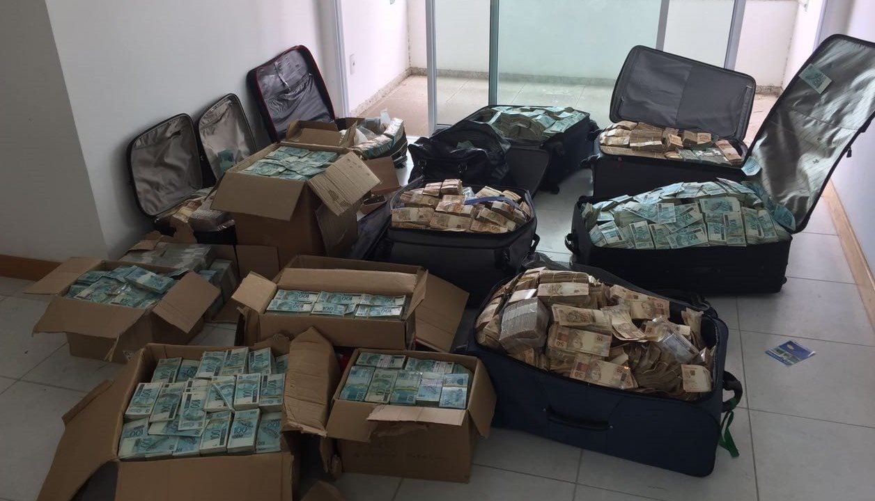 R$ 51 milhões encontrados em imóvel ligado a Geddel.[fotografo]Divulgação/Polícia Federal [/fotografo]