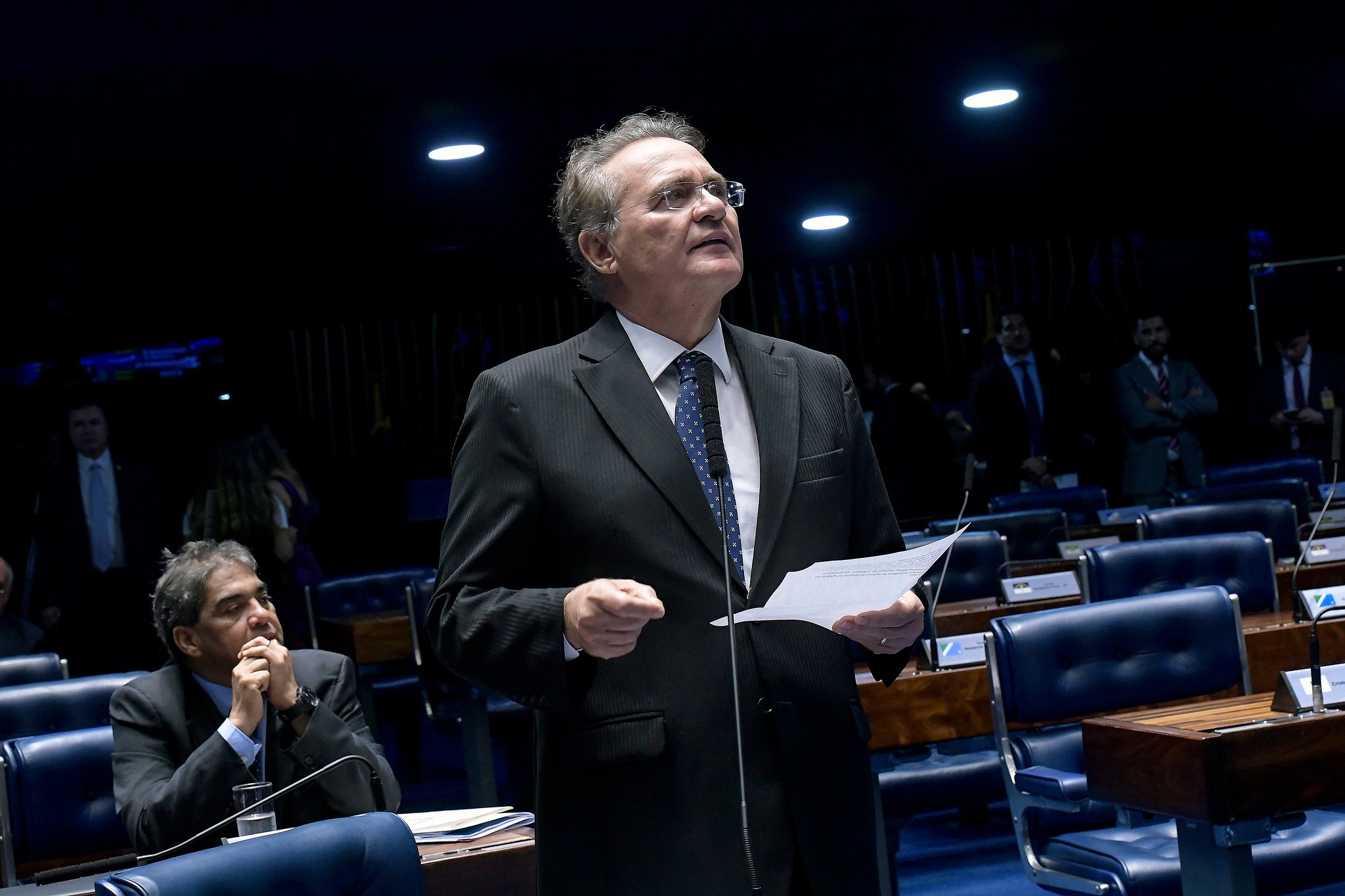 Renan tem sido tratado no Senado como candidato ao comando da Casa, mas nega intenção[fotografo]Waldemir Barreto/Agência Senado[/fotografo]