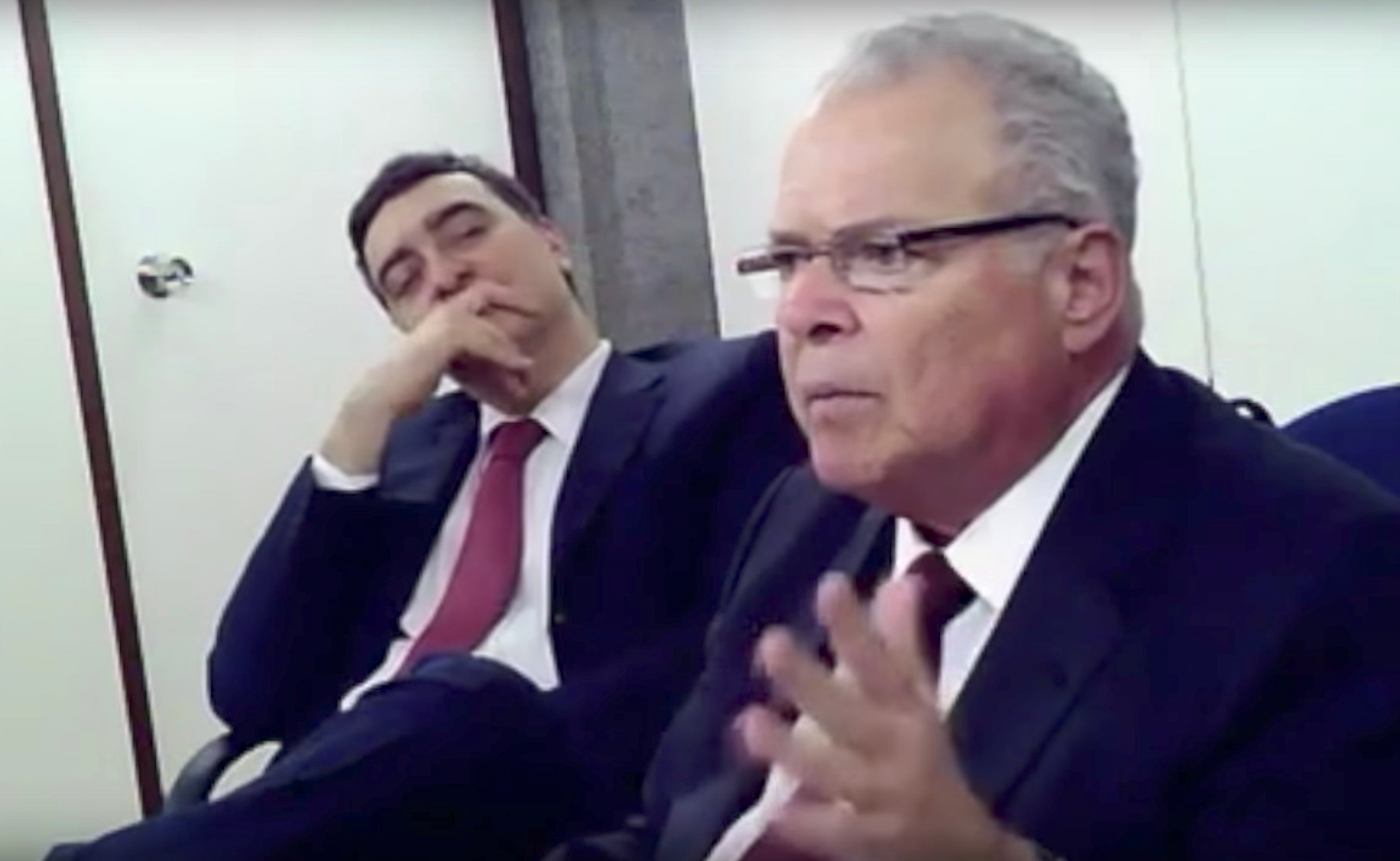 Emílio Odebrecht, patriarca da empreiteira, em depoimento de delação premiada[fotografo]Reprodução[/fotografo]