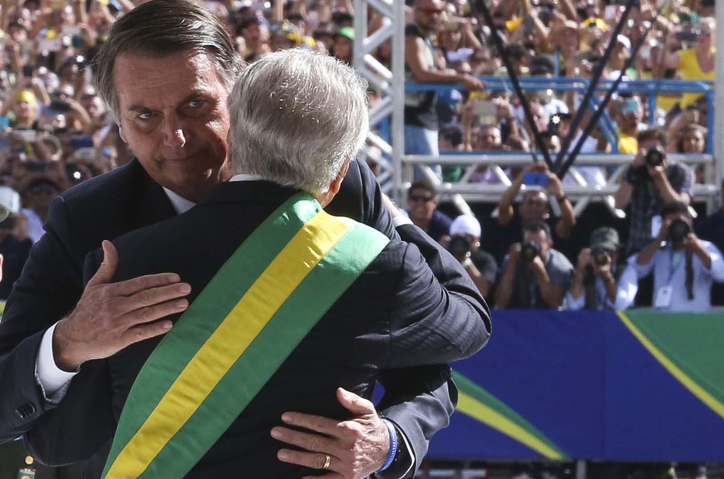 Bolsonaro na troca de cargo com Temer[fotografo]Valter Campanato/ABr[/fotografo]