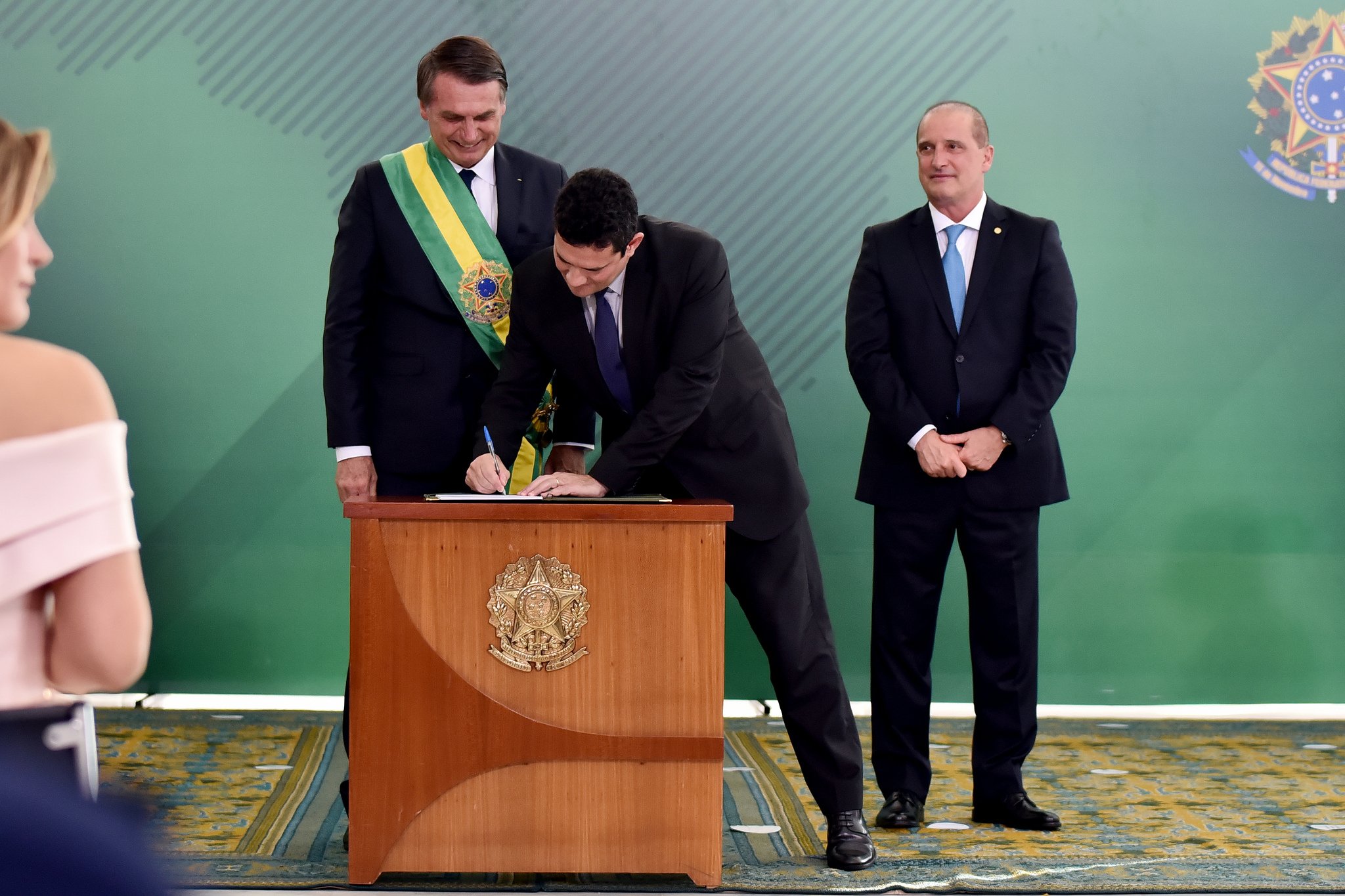 Bolsonaro anuncia que projeto de Moro será enviado ao Congresso na próxima terça[fotografo]Rafael Carvalho/governo de transição[/fotografo]