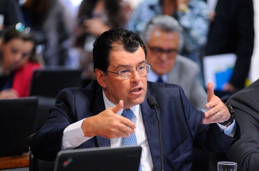 Eduardo Braga é líder do MDB no Senado. Foto: Agência Senado. 