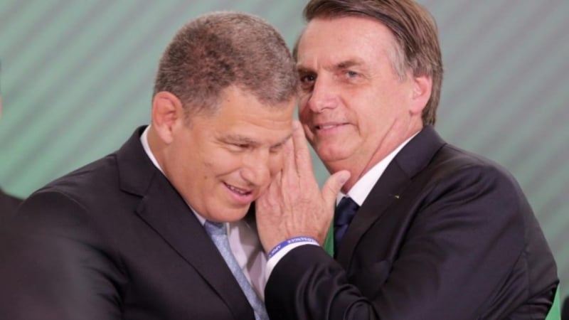 O presidente Jair Bolsonaro e o ex-ministro Gustavo Bebianno. [fotografo]Reprodução[/fotografo]