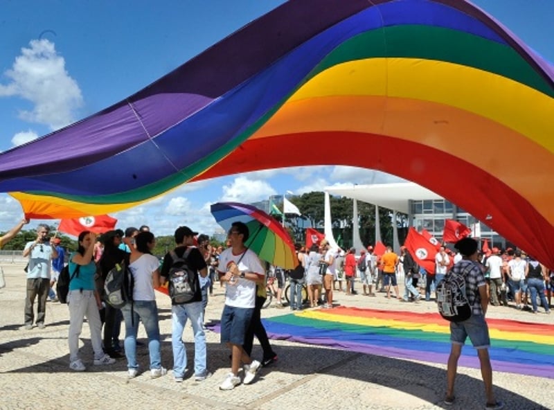 Ato LGBTI diante do STF [fotografo]Reprodução[/fotografo]