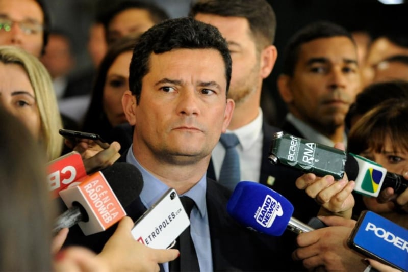 Sérgio Moro, ministro da Justiça. José Cruz / Agência Brasil. 